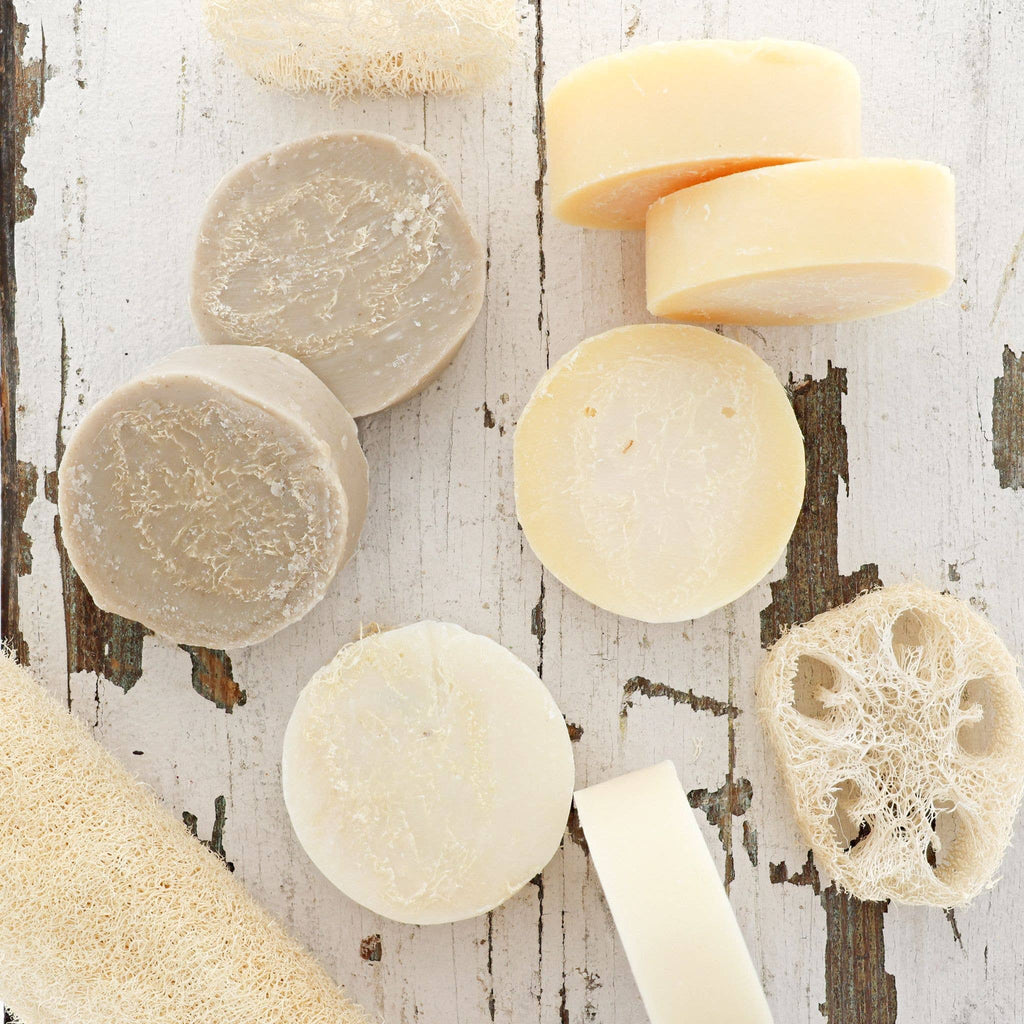 Loofah Bar Soap - Bamboo | Exfoliating Spa | 100% Natural
