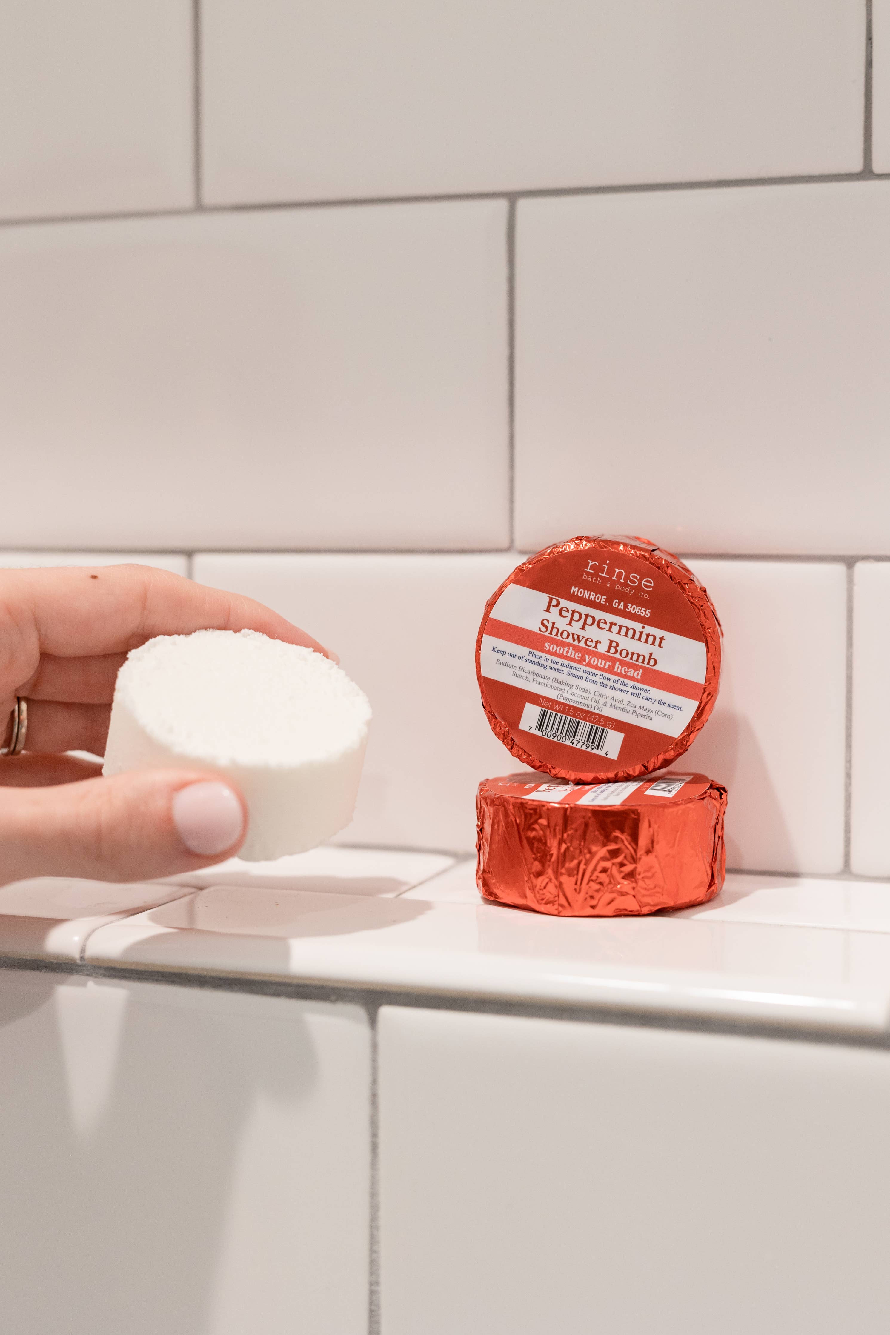 Peppermint Shower Steamer | Shower Bomb | Energizing