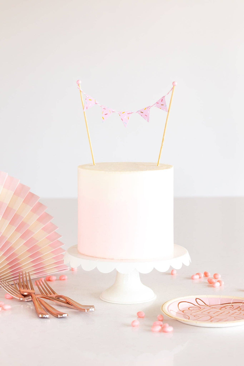 CBC704 - Cake By Courtney Bunting Cake Topper