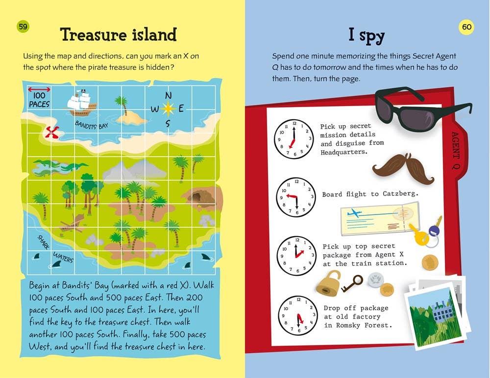 Over 80 Brain Puzzles : Usborne