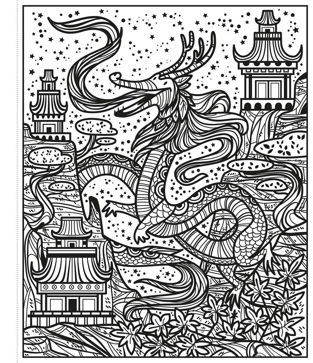 Dragons Magic Painting Book : Usborne