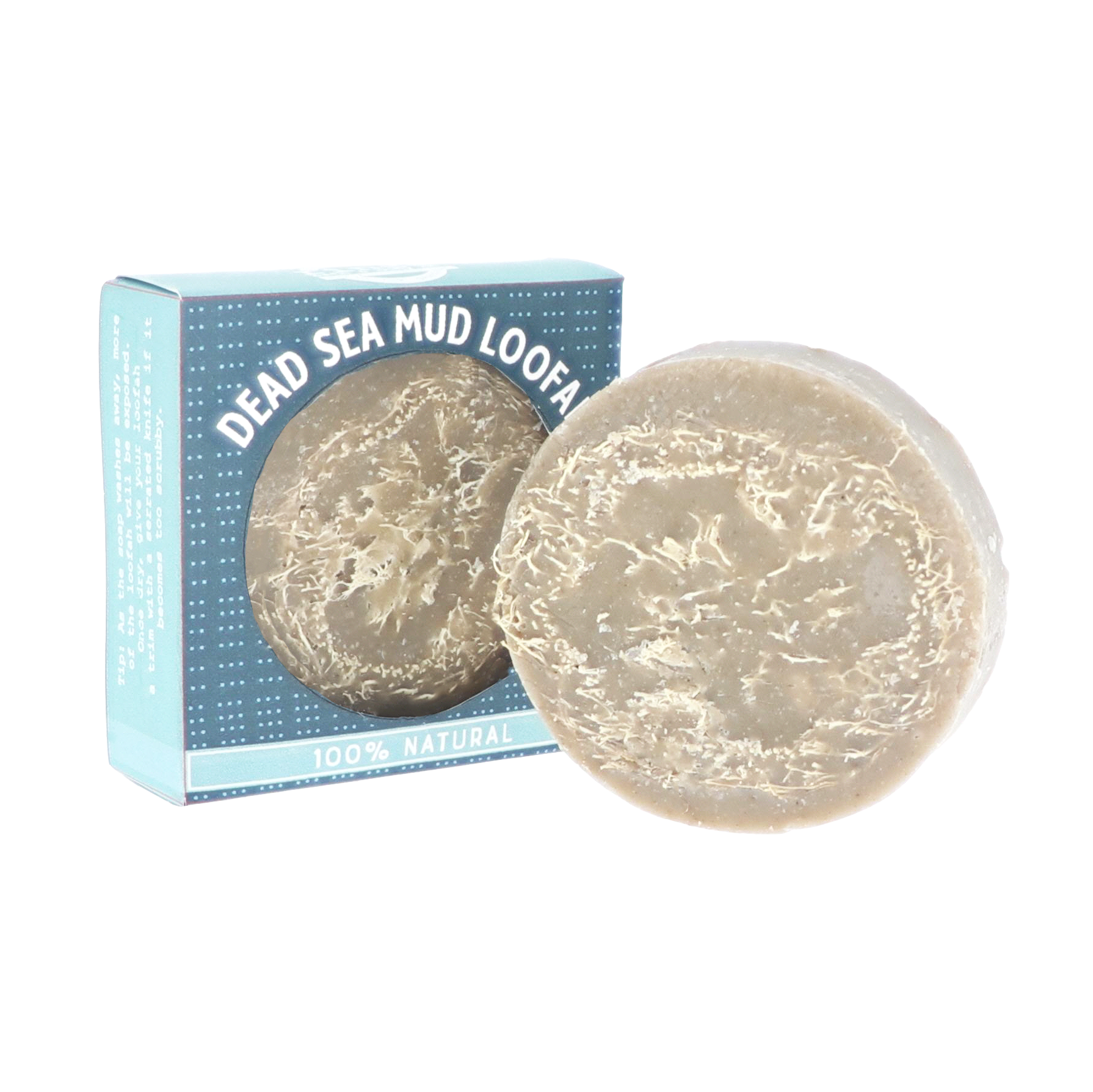 Loofah Soap - Dead Sea Mud | Exfoliating | Spa scent | Detox