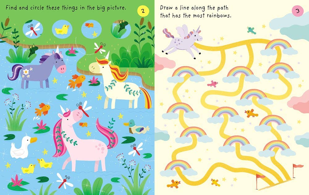 Little Children's Unicorns Pad : Usborne