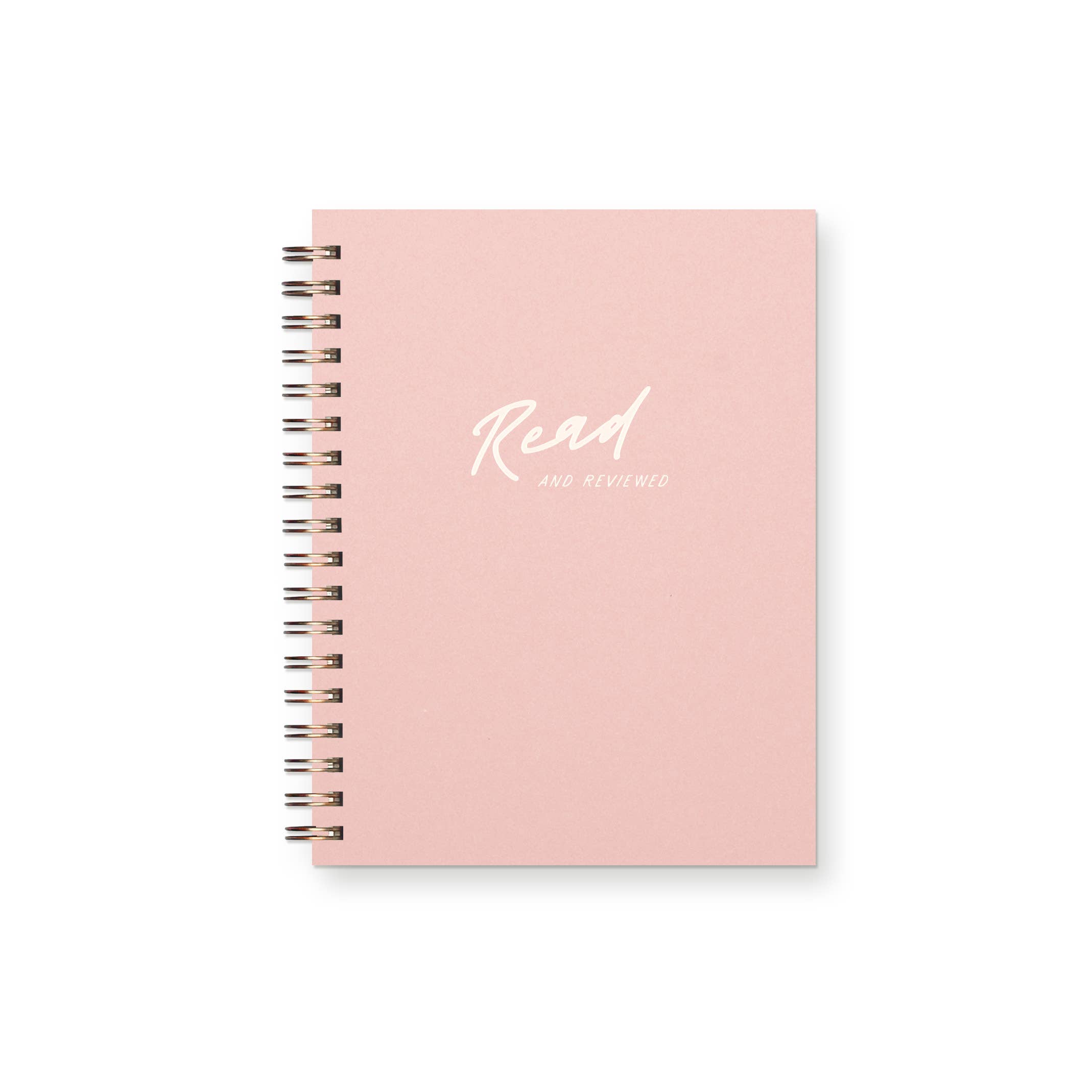 Read and Reviewed Book Log Reading Journal
