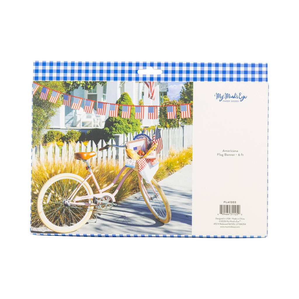 FLA1202 - Gingham Flag Banner