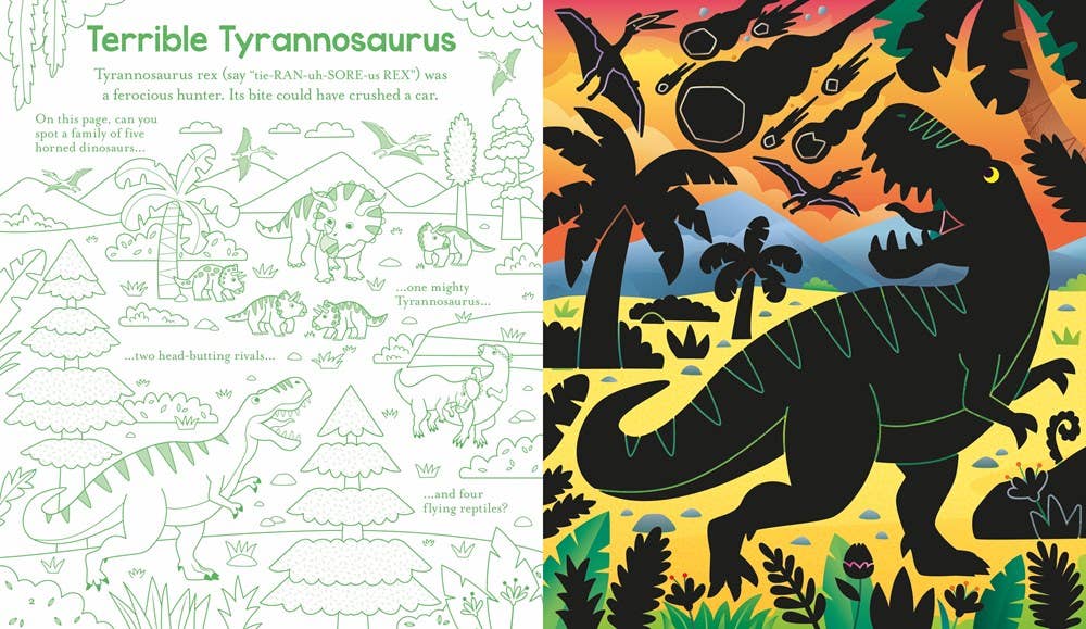 Usborne Scratch Activities Dinosaurs : Usborne