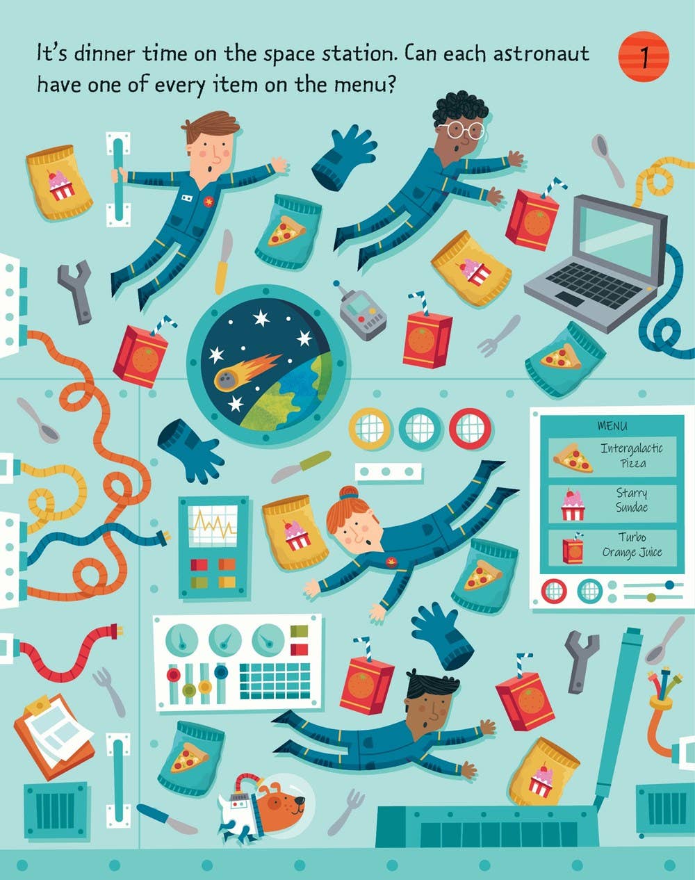 Space Puzzles Pad : Usborne
