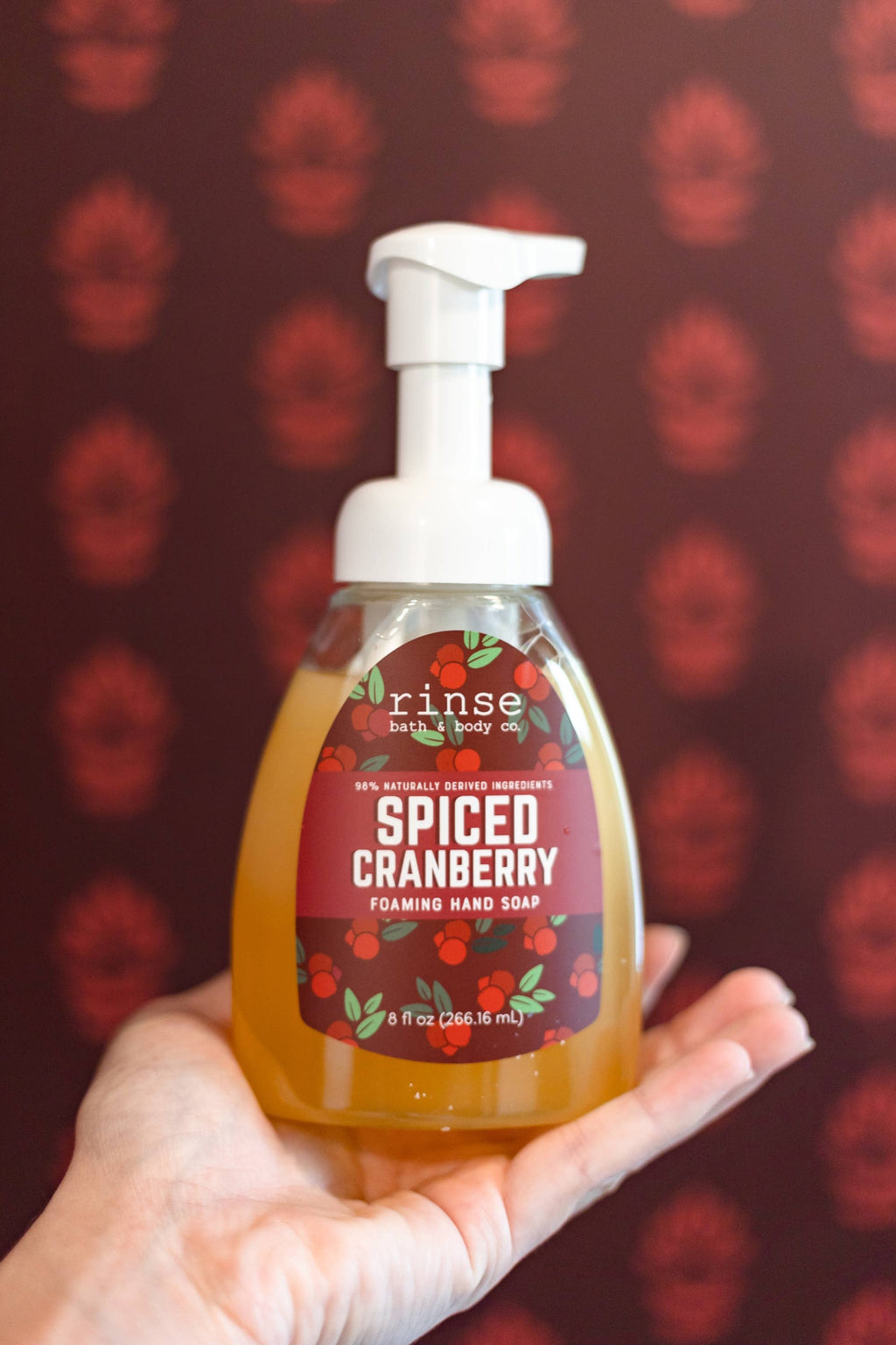 Foaming Soap Spiced Cranberry | Holiday | Castile