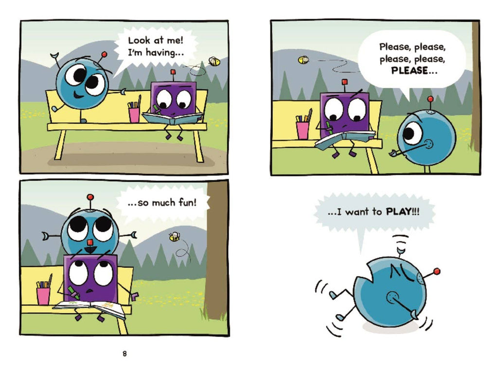 Friendbots: Blink and Block Bug Each Other