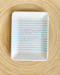 "Always Write" Trinket Tray | Paper Motif Small Dish Teacher