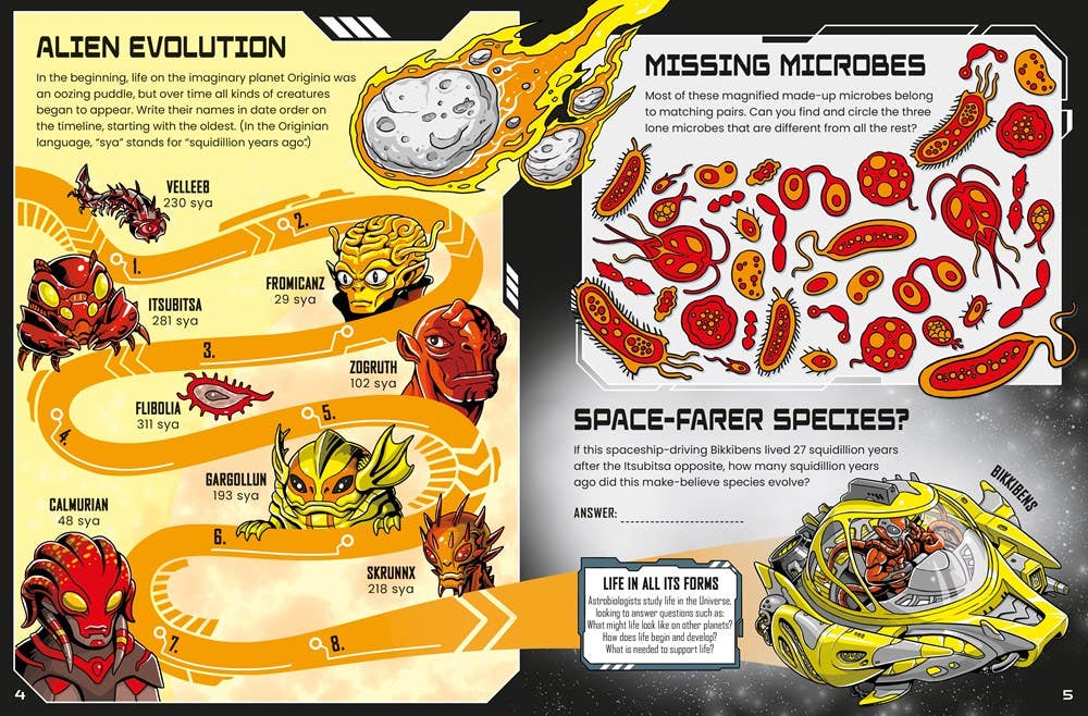 Aliens Puzzle Book : Usborne