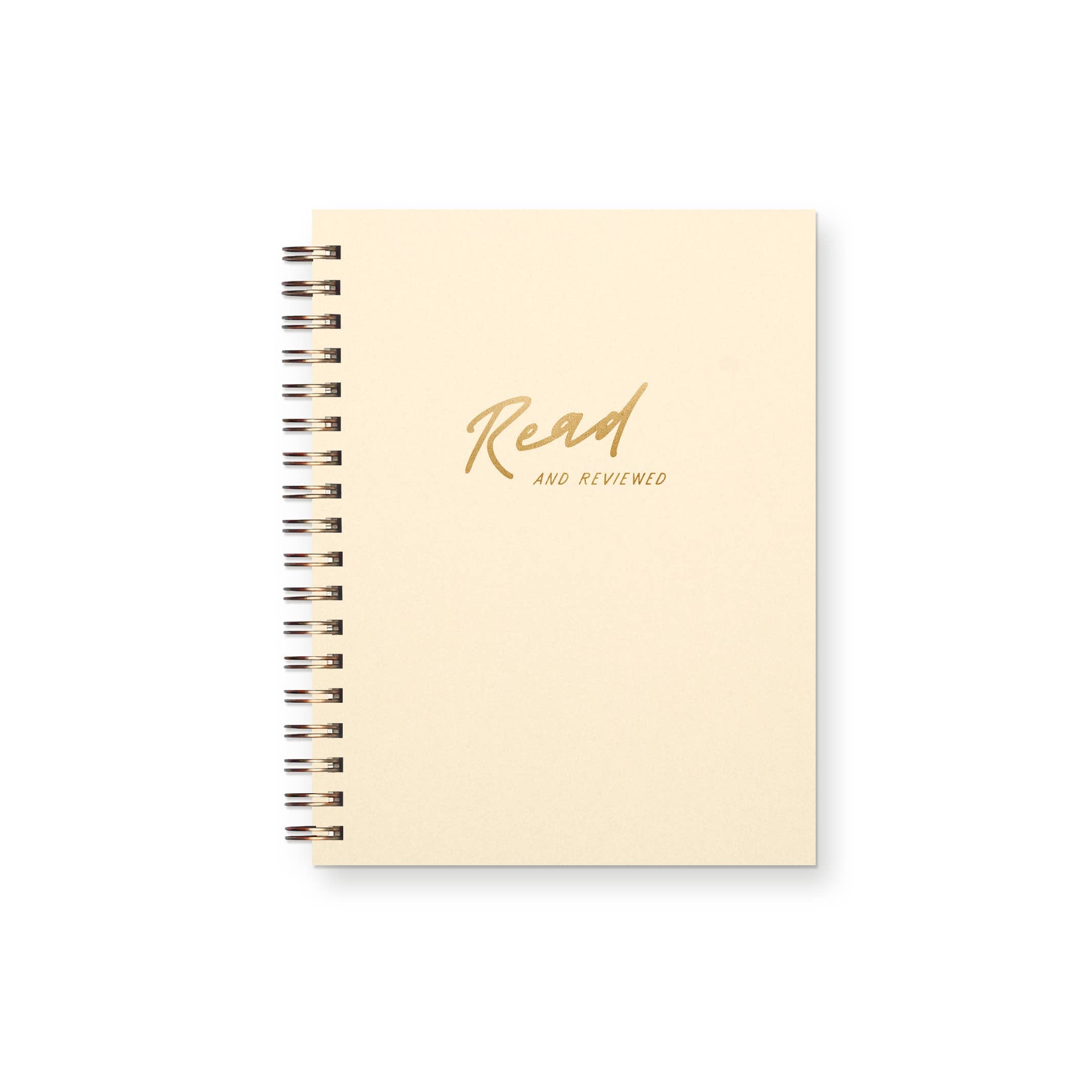 Read and Reviewed Book Log Reading Journal