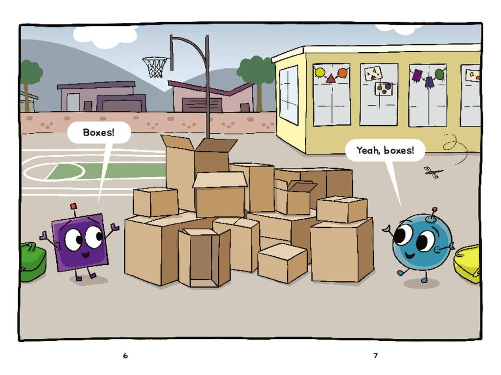 Friendbots: Blink and Block Build a Fort