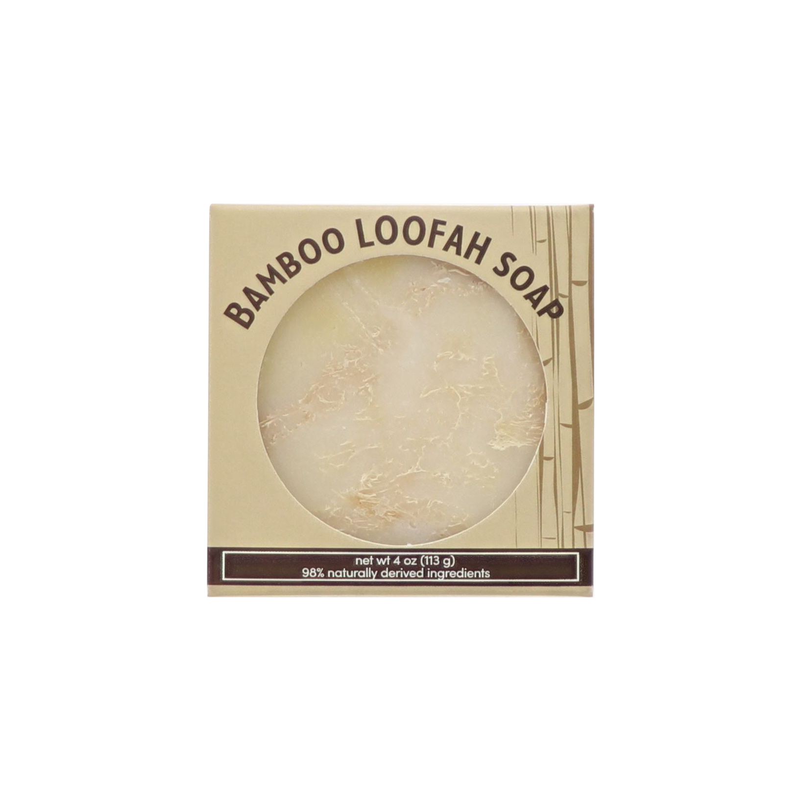 Loofah Bar Soap - Bamboo | Exfoliating Spa | 100% Natural