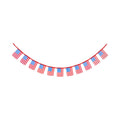 FLA1202 - Gingham Flag Banner