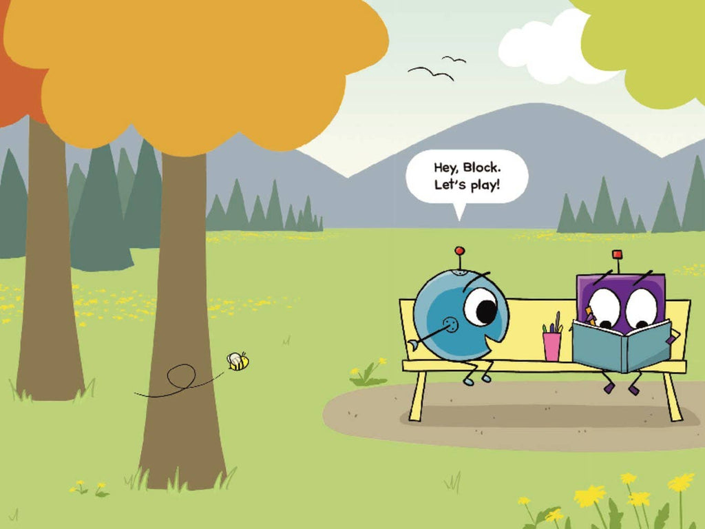 Friendbots: Blink and Block Bug Each Other