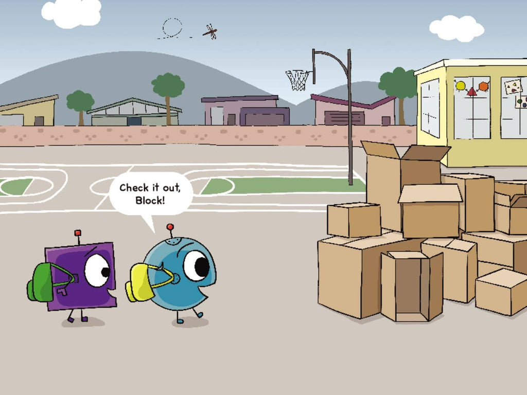 Friendbots: Blink and Block Build a Fort